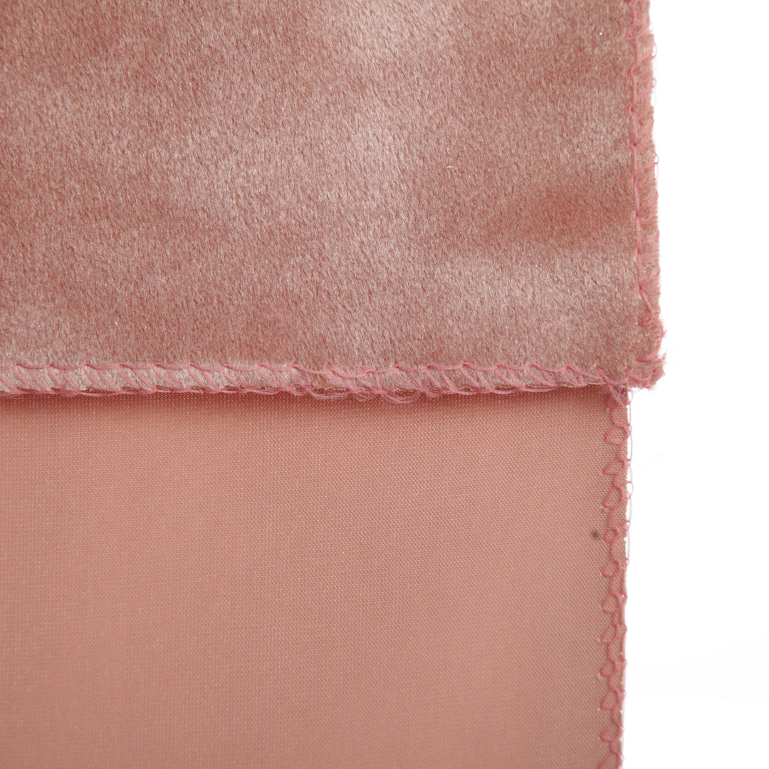 Luxe Pink Velvet Table Runner