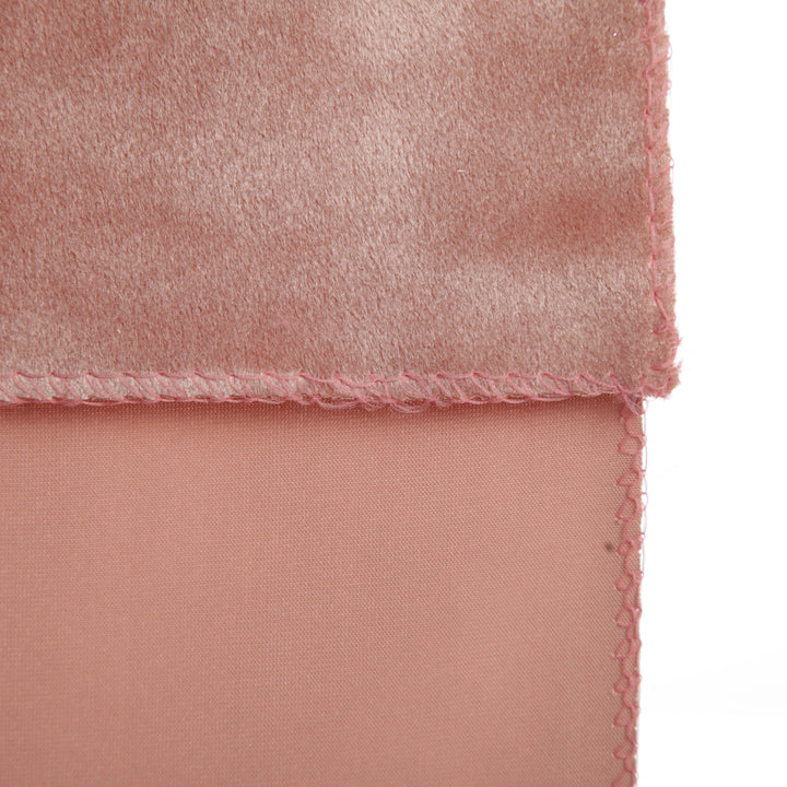 Luxe Pink Velvet Table Runner