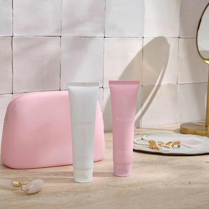 Luxury Body Care Gift Set – Pink – White Peony and Cashmere