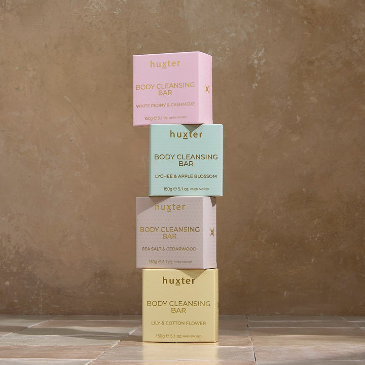 Luxury Body Cleansing Bar 150gm – Pink – White Peony and Cashmere