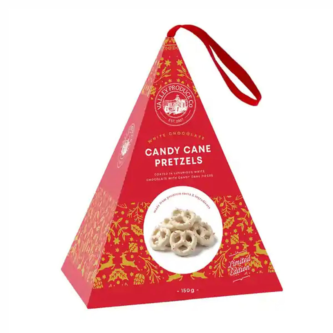 Luxury Festive - Candy Cane Pretzels Pyramid - 100g
