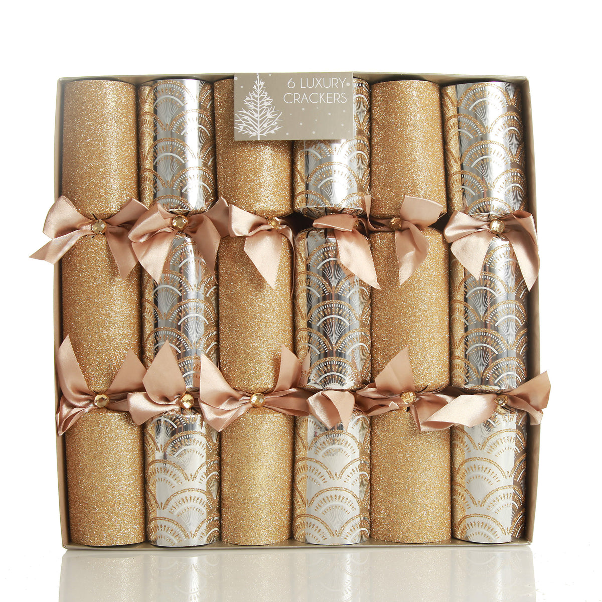 Luxury Gold Glitter and Christmas Bon Bons