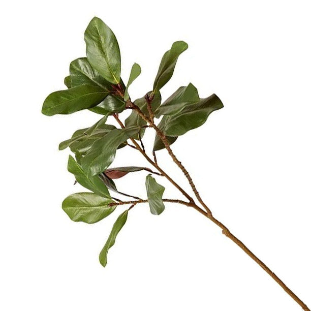 Luxury Green Magnolia Leaf Spray