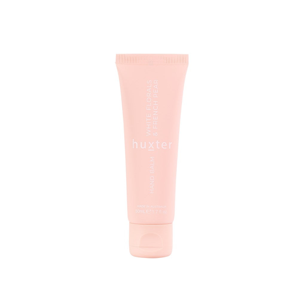 Luxury Hand Balm - Pink Flower - White Florals and French Pear