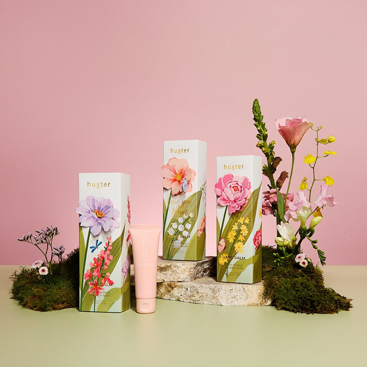 Luxury Hand Balm - Mauve Flower - White Florals and French Pear