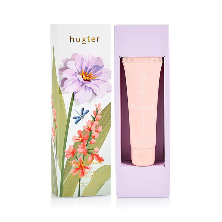 Luxury Hand Balm - Mauve Flower - White Florals and French Pear