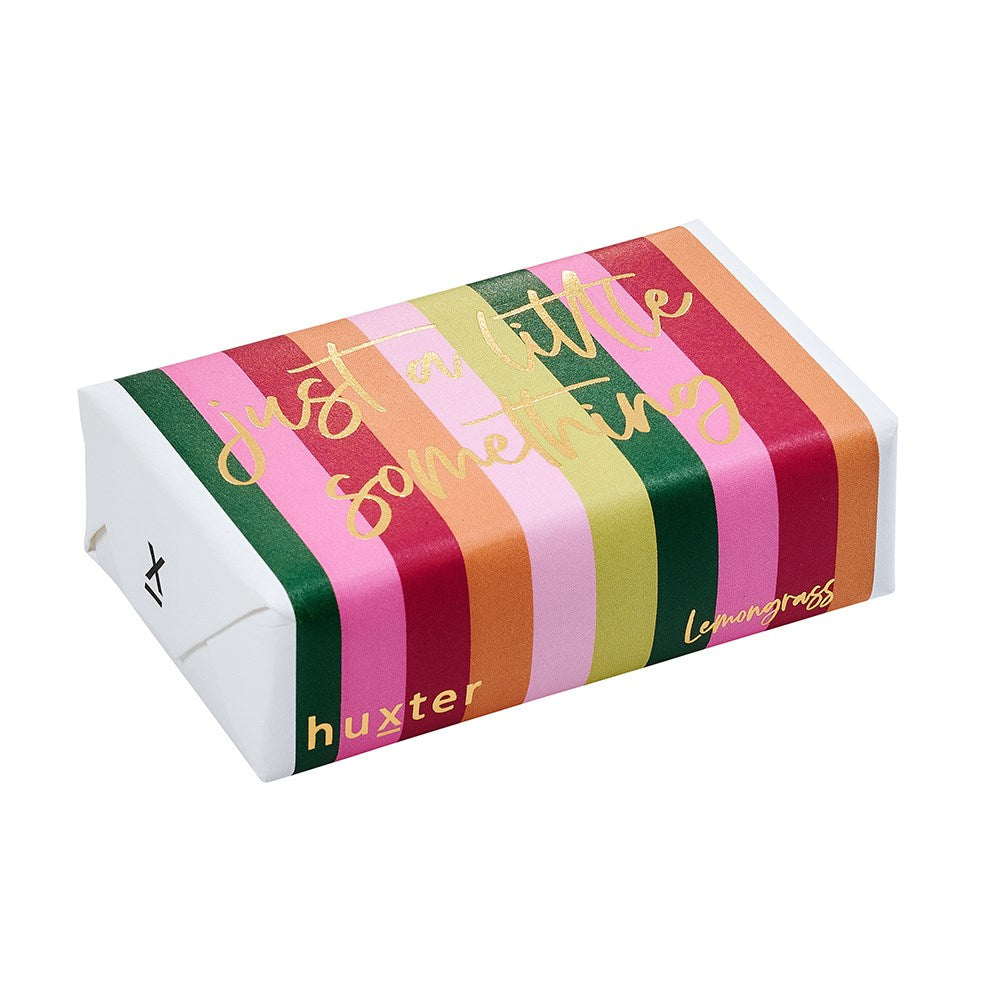 Luxury Soap Bar - Multi Colour Stripes - Lemongrass