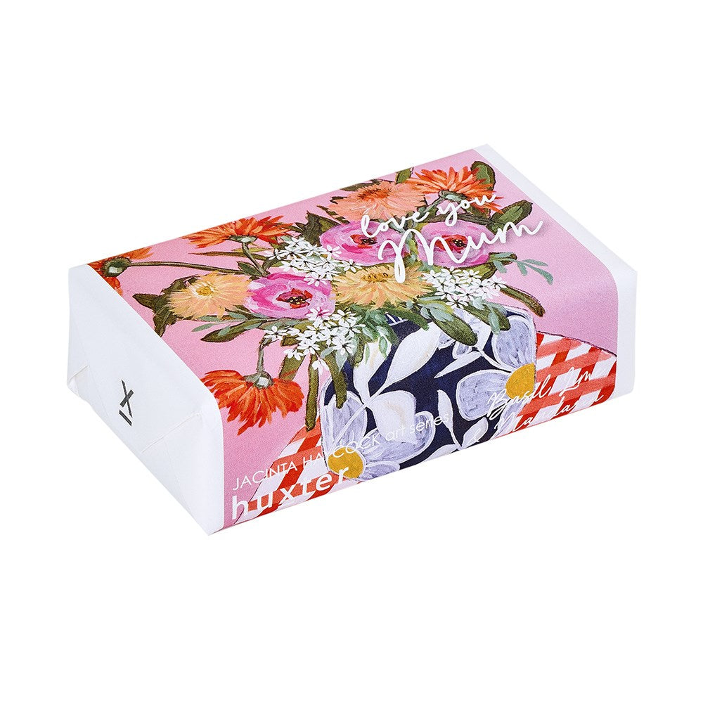 Luxury Soap Bar - Never Too Much Love You Mum - Basil Lime and Mandarin