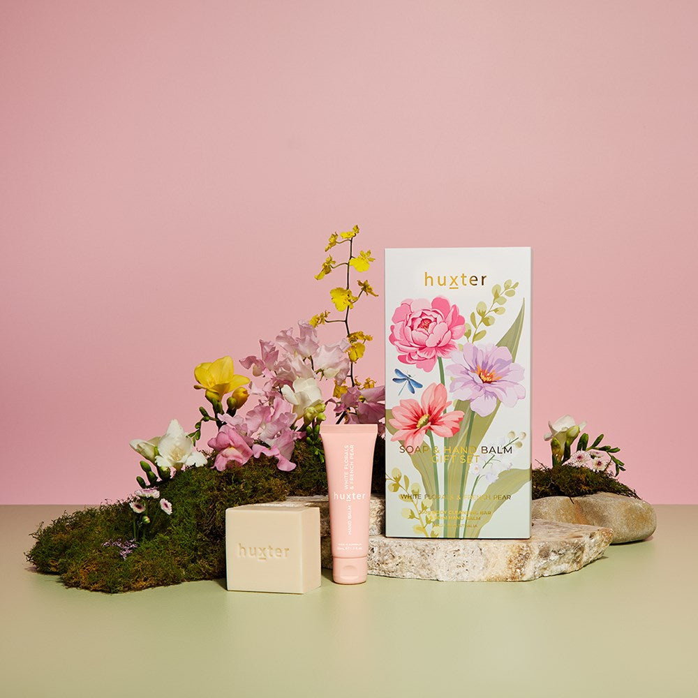 Luxury Soap &amp; Hand Balm - White Florals and French Pear