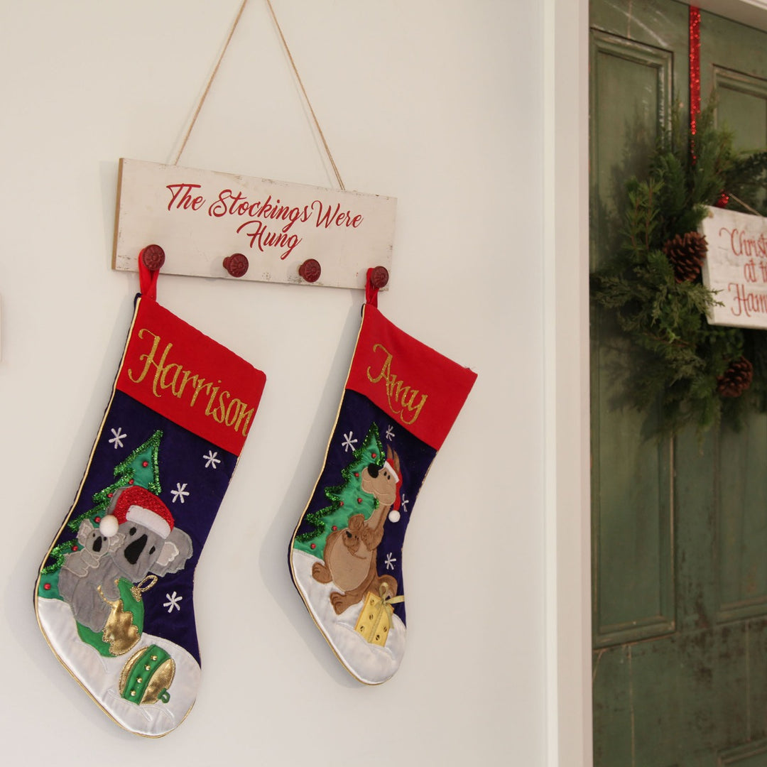 Personalised Kangaroo Christmas Stocking