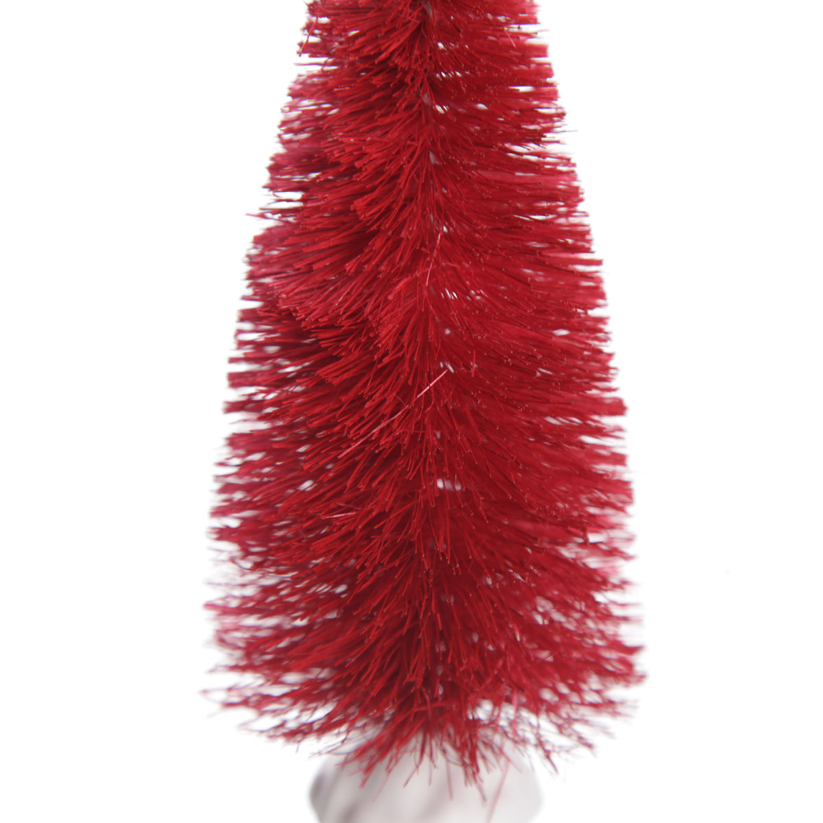 Small Burgundy Bottle Brush Tree - Set of 2