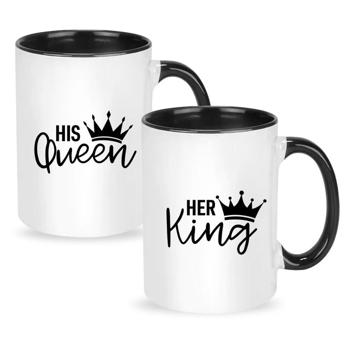 Matching Couple Mugs - Royal Pair - Set of 2 - Gift Boxed 