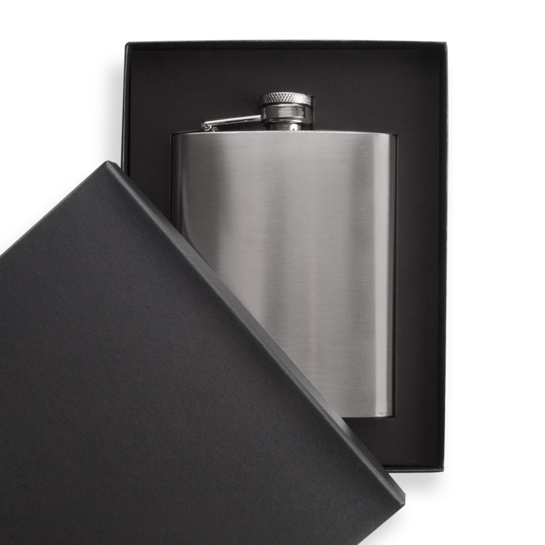 Hip Flask Black Gift Box