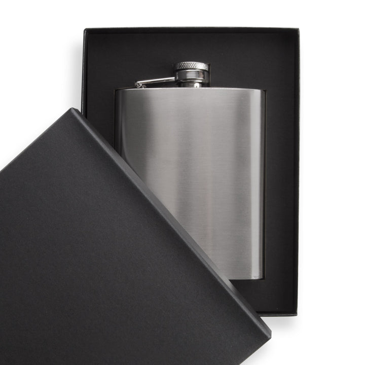 Hip Flask Black Gift Box