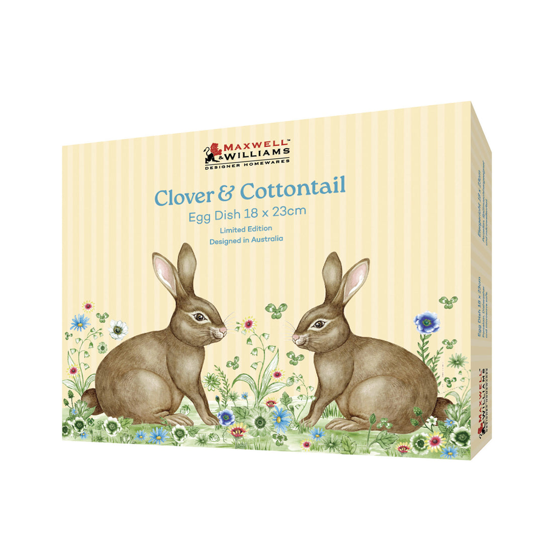 Maxwell and Williams - Clover and Cottontail - Egg Dish 21.5x24cm