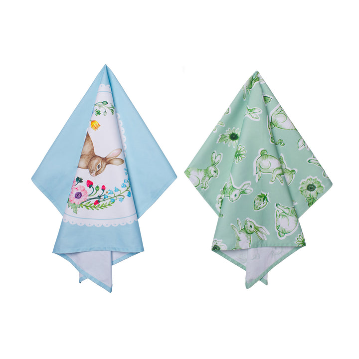 Maxwell and Williams - Clover and Cottontail - Tea Towel - Set of 2 - 50x70cm