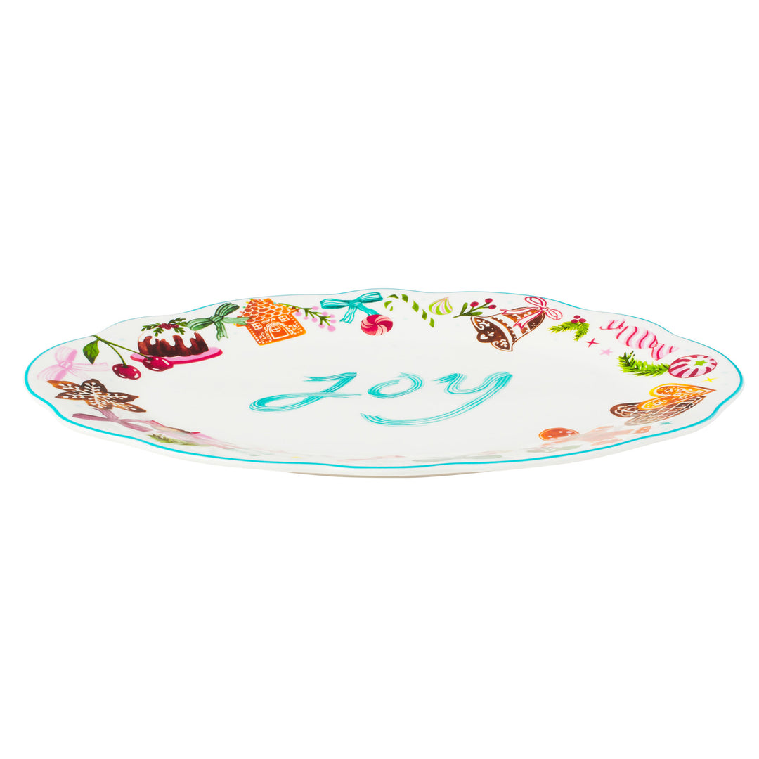 Maxwell and Williams - Falala Joy Oval Platter - 30.5cm