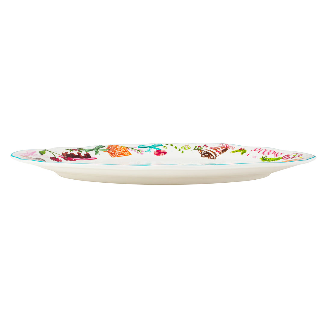 Maxwell and Williams - Falala Joy Oval Platter - 30.5cm