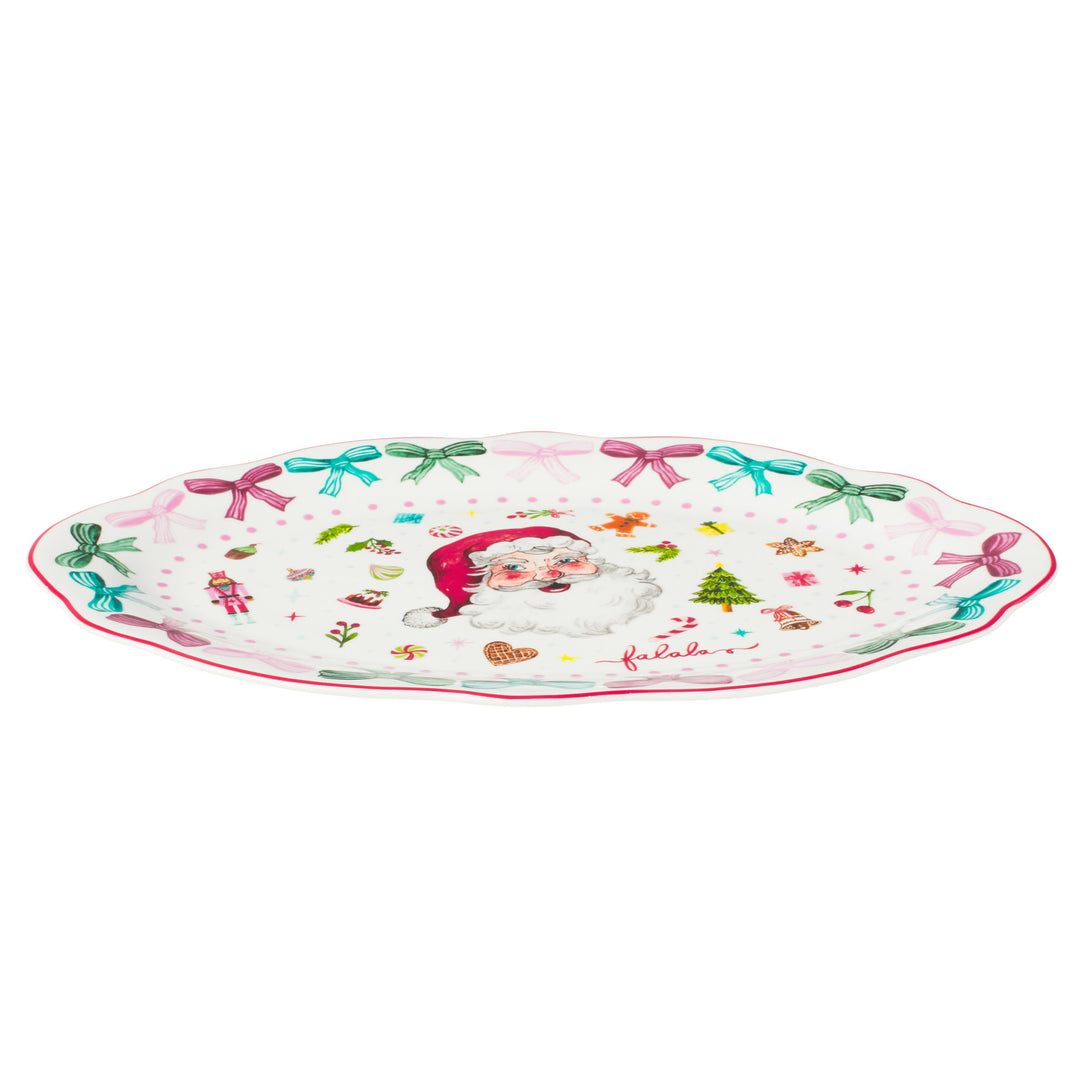 Maxwell and Williams - Falala Santa Oval Platter - 35.5cm