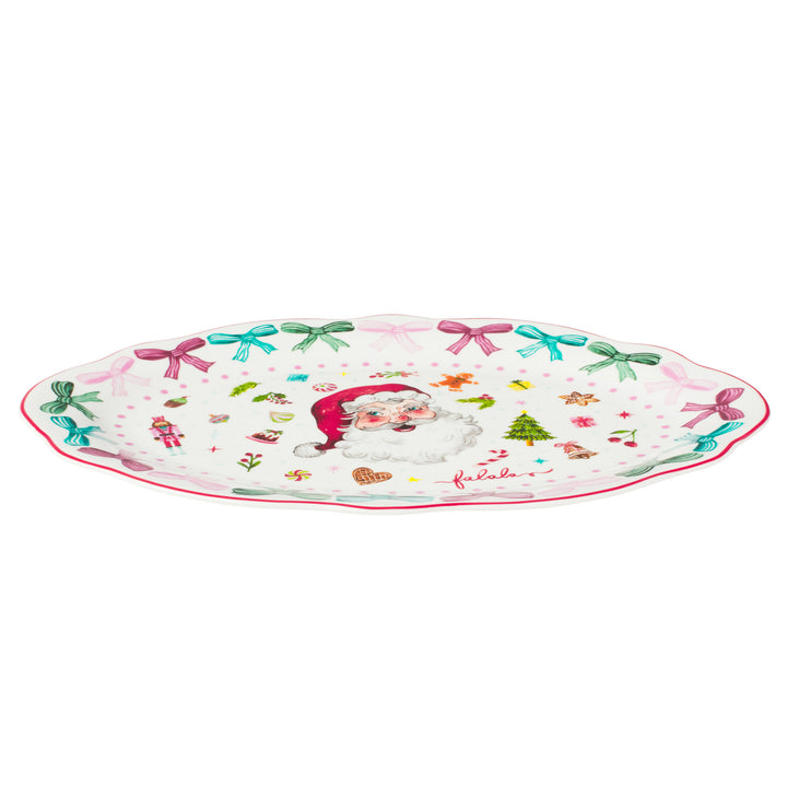 Maxwell and Williams - Falala Santa Oval Platter - 35.5cm