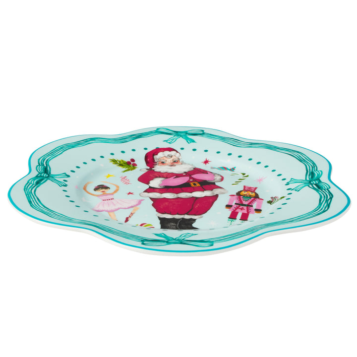 Maxwell and Williams - Falala Scalloped Rim Plate - Light Blue - 21.5cm
