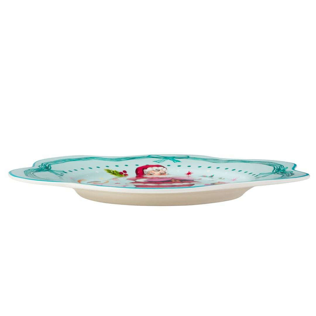 Maxwell and Williams - Falala Scalloped Rim Plate - Light Blue - 21.5cm