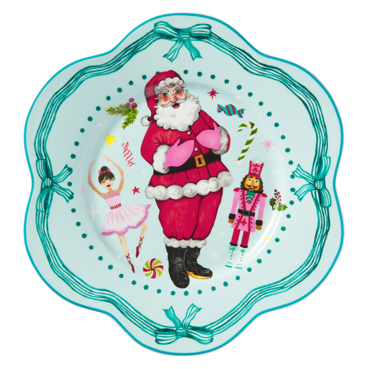 Maxwell and Williams - Falala Scalloped Rim Plate - Light Blue - 21.5cm