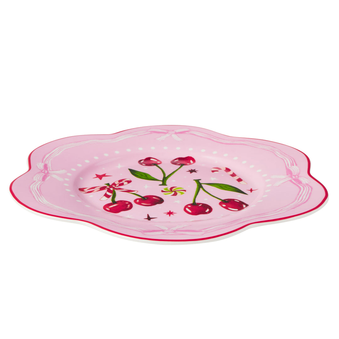 Maxwell and Williams - Falala Scalloped Rim Plate - Pink - 21.5cm
