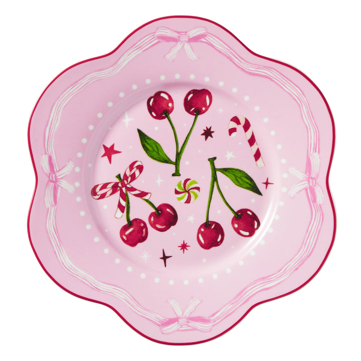 Maxwell and Williams - Falala Scalloped Rim Plate - Pink - 21.5cm