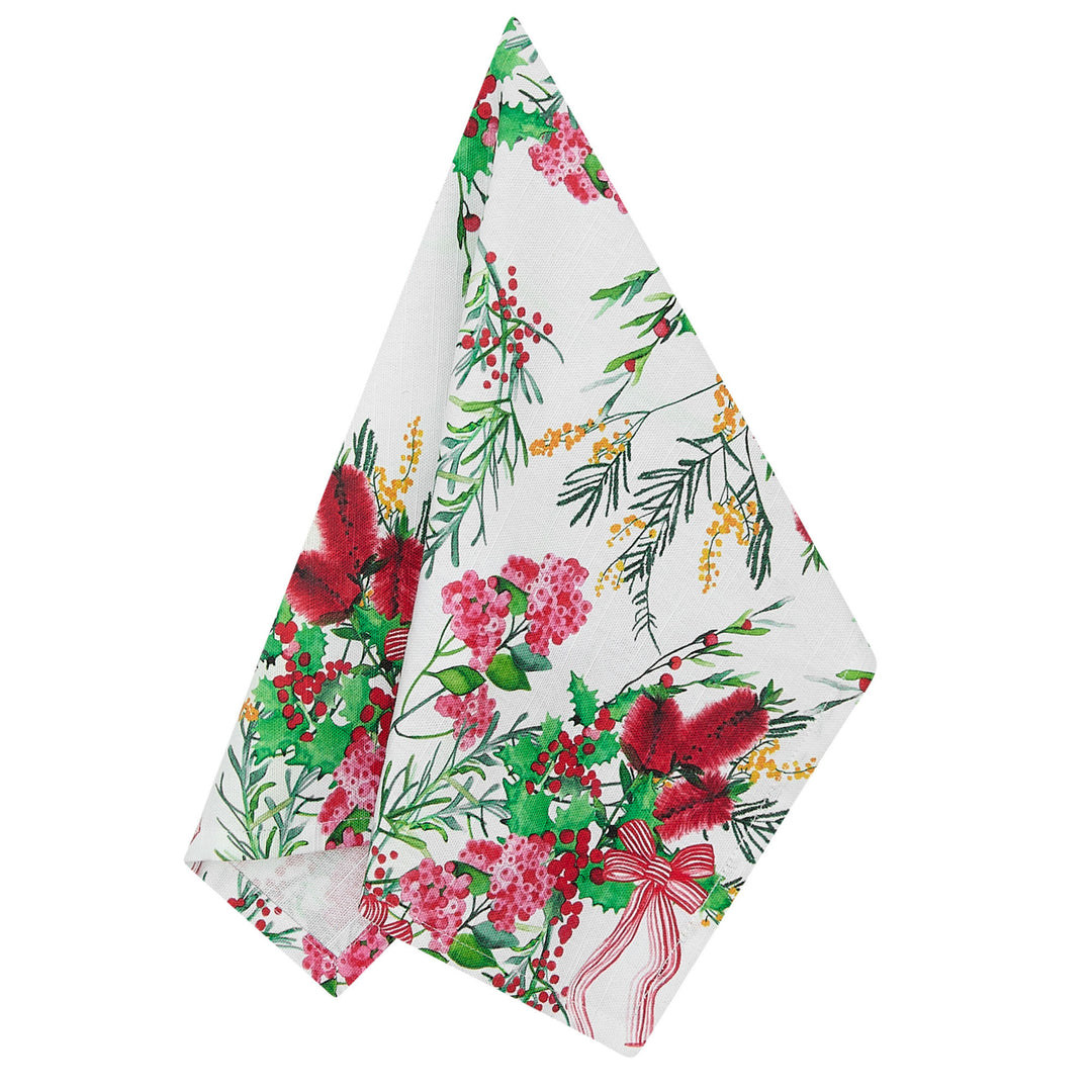 Maxwell and Williams Festive Flora Cotton Napkin - Set of 4