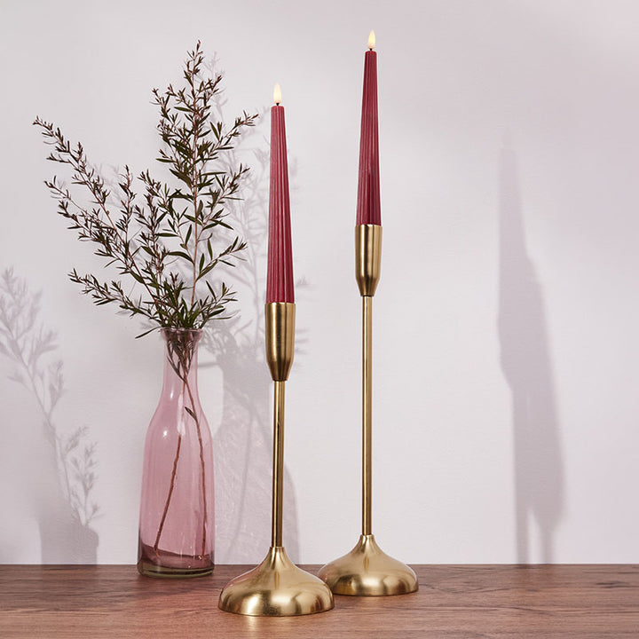 Maxwell and Williams Lets Get Lit LED Taper Wax Candles Set of 2