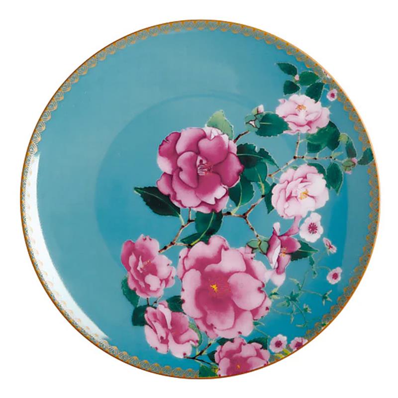 Maxwell and Williams Teas and C's Silk Road - Coupe Plate – Aqua 19.5cm