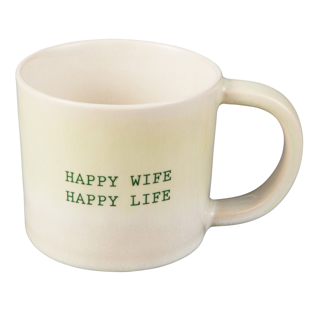 Maxwell and Williams - The Mug Club Quotes - Happy Wife Happy Life - 350ML