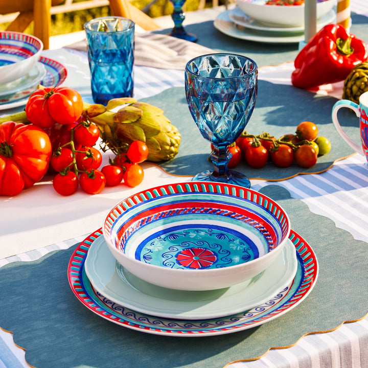 Maxwell and Williams - Casa Domani - Blue Wine Glass - Set of 4