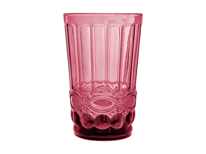 Maxwell and Williams - Casa Domani - Pink Highball Glass - Set of 4