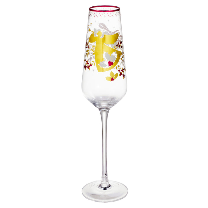 Maxwell and Williams - Classic Christmas Champagne Flute - Set of 2 - 240ml