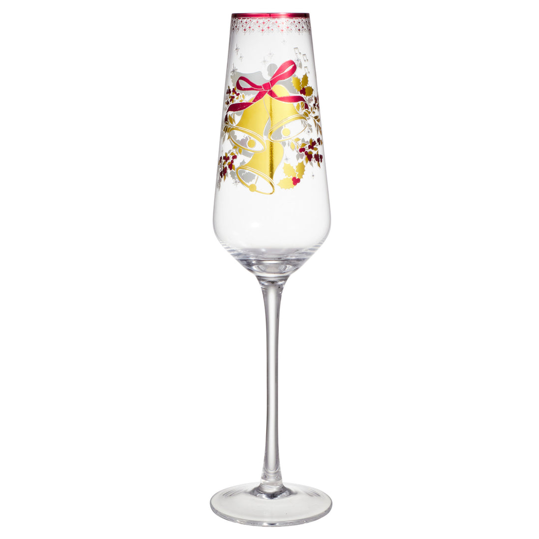 Maxwell and Williams - Classic Christmas Champagne Flute - Set of 2 - 240ml