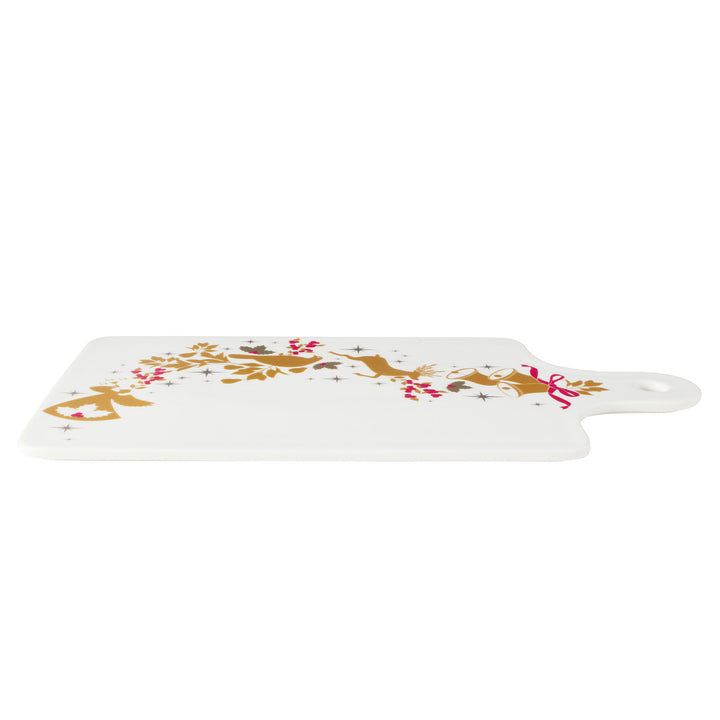 Maxwell and Williams - Classic Christmas - Cheese Paddle and Knife Set