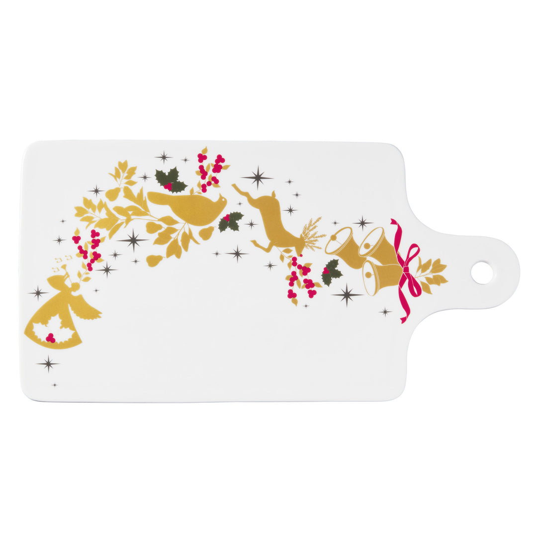 Maxwell and Williams - Classic Christmas - Cheese Paddle and Knife Set