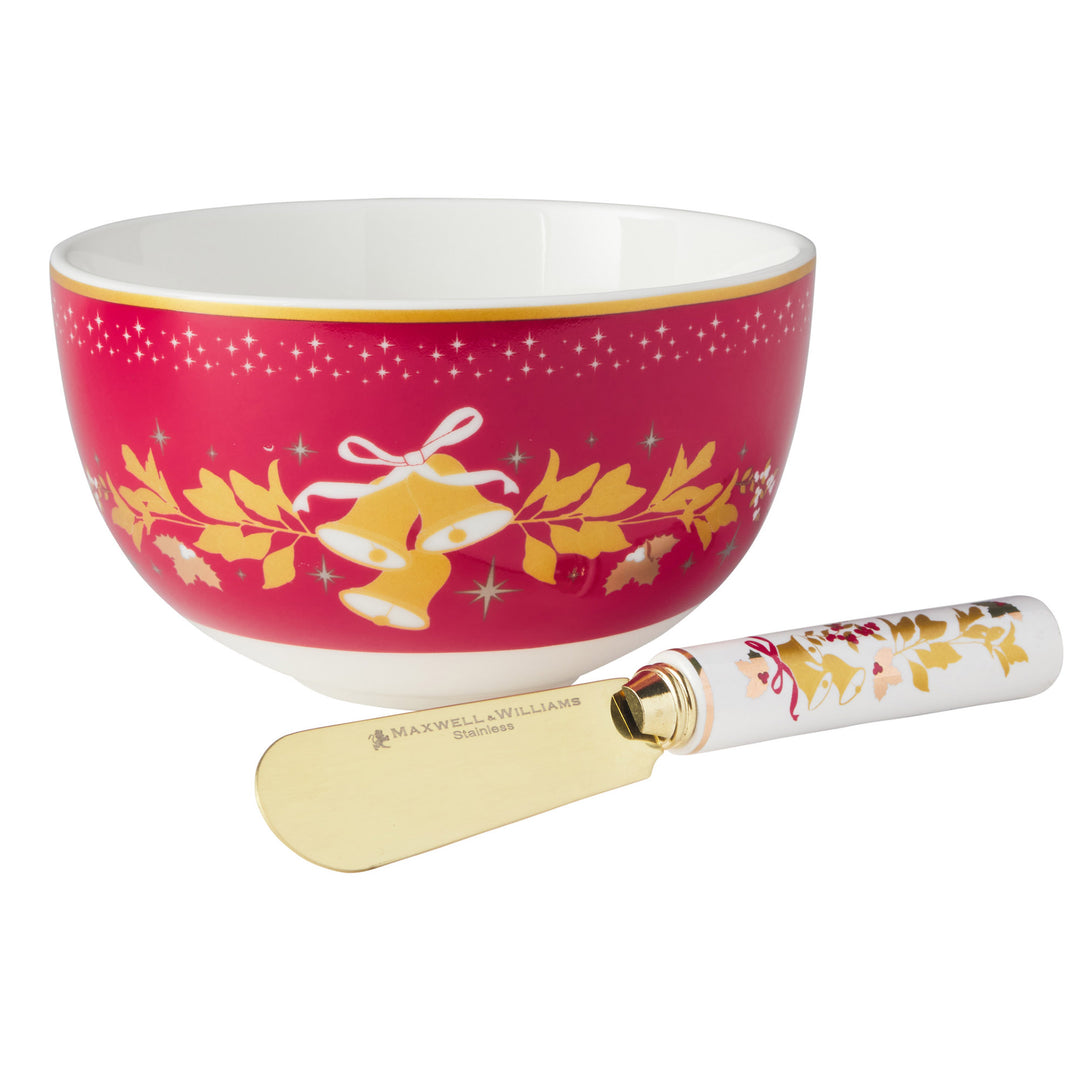 Maxwell and Williams - Classic Christmas - Dip and Spreader Set