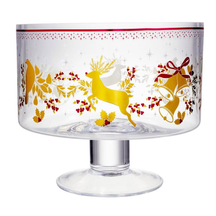 Maxwell and Williams - Classic Christmas Footed Trifle Bowl - 20cm
