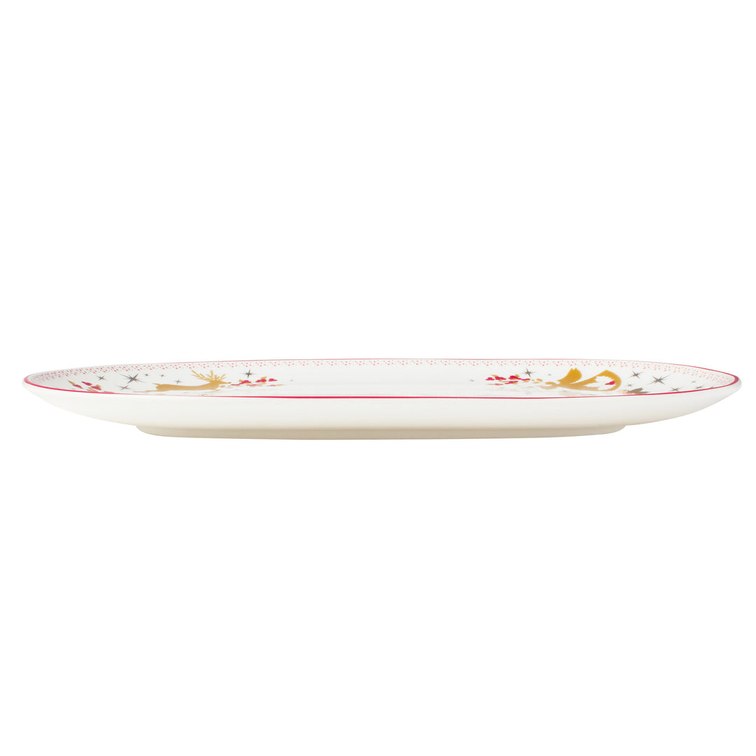 Maxwell and Williams - Classic Christmas Oblong Platter - 36.5cm