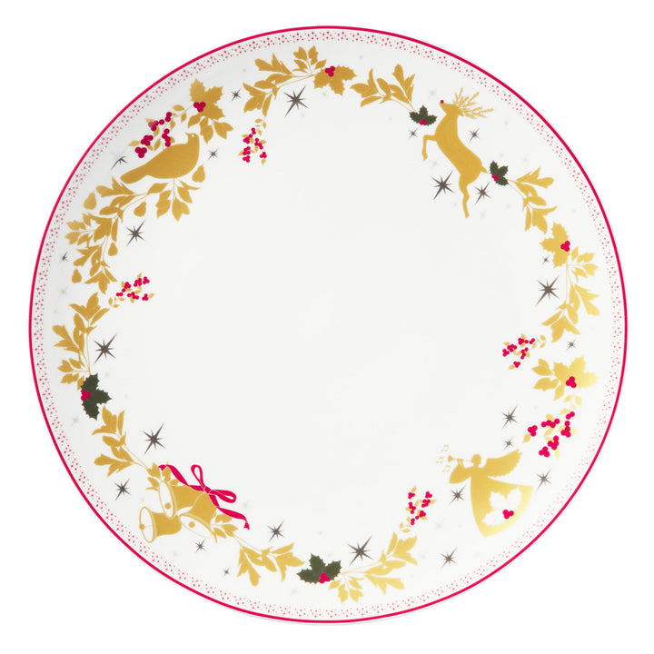 Maxwell and Williams - Classic Christmas Round Platter - 35.5cm