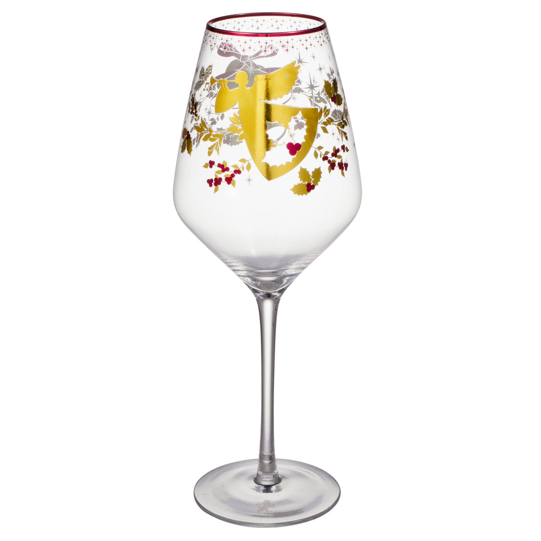 Maxwell and Williams - Classic Christmas Wine Glass - Set of 2 - 500ml