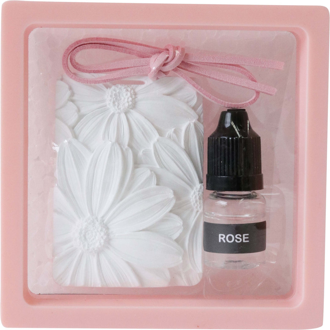 Medium Ceramic Scented Hanger - Rose
