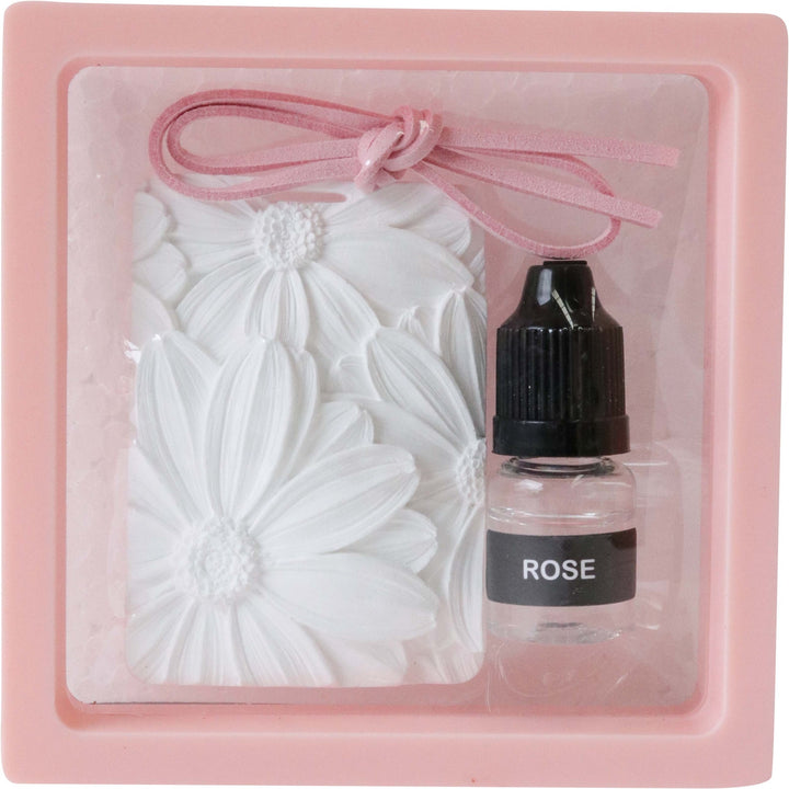 Medium Ceramic Scented Hanger - Rose