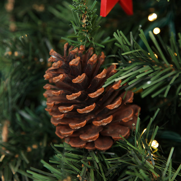 Medium Natural Real Pinecones in Christmas Tree Farm