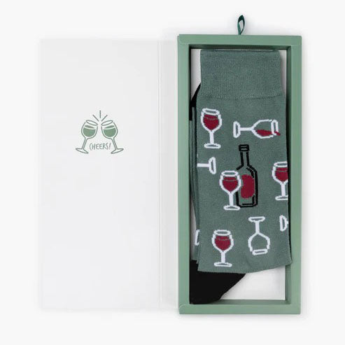 Mens Fine Wine Bamboo Socks