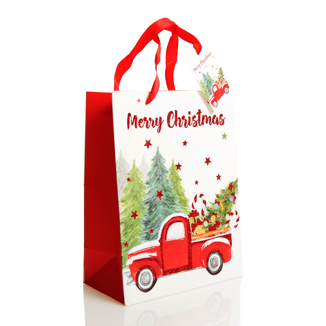 Merry Christmas Gift Bag - Red Ute