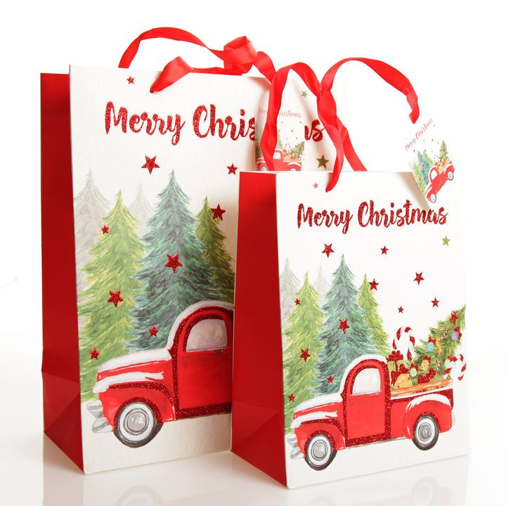 Merry Christmas Gift Bag - Red Ute